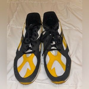 Black and Yellow Reebok